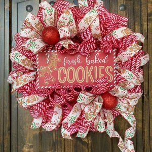 Gingerbread Wreath, Christmas Wreath
